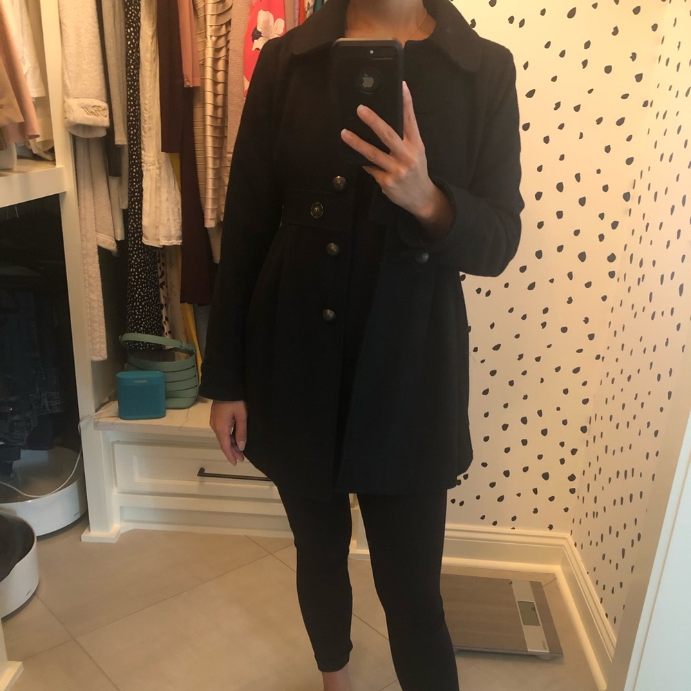 Black doll like coat